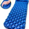 TRVLMORE Slaapmat - Zelfopblazend - 1 Persoons - Ingebouwde Pomp En Kussen - Blauw -Buiten Kamperen Apparatuur 1038x1200