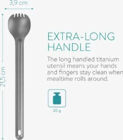 Navaris 2x Spork Met Extra Lange Handgreep - Set Van 2 - Campingbestek Van Titanium - Bestek Voor Onderweg - Lichtgewicht - Inclusief Bewaarzakje 13 Navaris 2x Spork Met Extra Lange Handgreep - Set Van 2 - Campingbestek Van Titanium - Bestek Voor Onderweg - Lichtgewicht - Inclusief Bewaarzakje -Buiten Kamperen Apparatuur 1054x1200 4