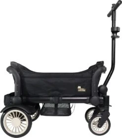 Deryan Luxe Sandy Bolderkar - Duo Buggy - Tandem Buggy - Opvouwbaar - Inklapbare Bolderwagen - Duo Kinderwagen - Zwart -Buiten Kamperen Apparatuur 1061x1200 1