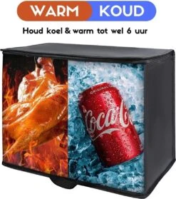 Koeltas - 28 Liter - Geïsoleerde Koeltas - Lunchtas - Picknicktas - Koeltas Lunch - Koeltassen - Koelzak -Buiten Kamperen Apparatuur 1063x1200 3