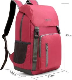 Tourit - Koeltas Rugzak (25L) - Geschikt Voor 21 Blikjes - Lunchtas Voor Dames En Heren - Rood -Buiten Kamperen Apparatuur 1071x1200 3