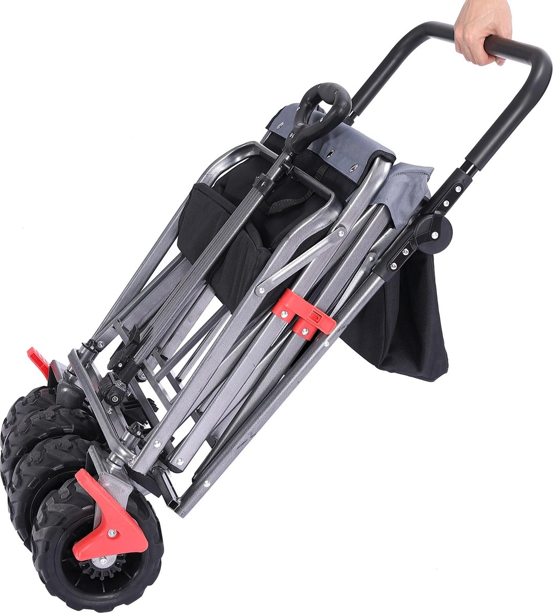 AREBOS Opvouwbare Steekwagen Met Telescopische Stang Draagvermogen 100 Kg 13 AREBOS Opvouwbare Steekwagen Met Telescopische Stang Draagvermogen 100 Kg - Afbeelding 11