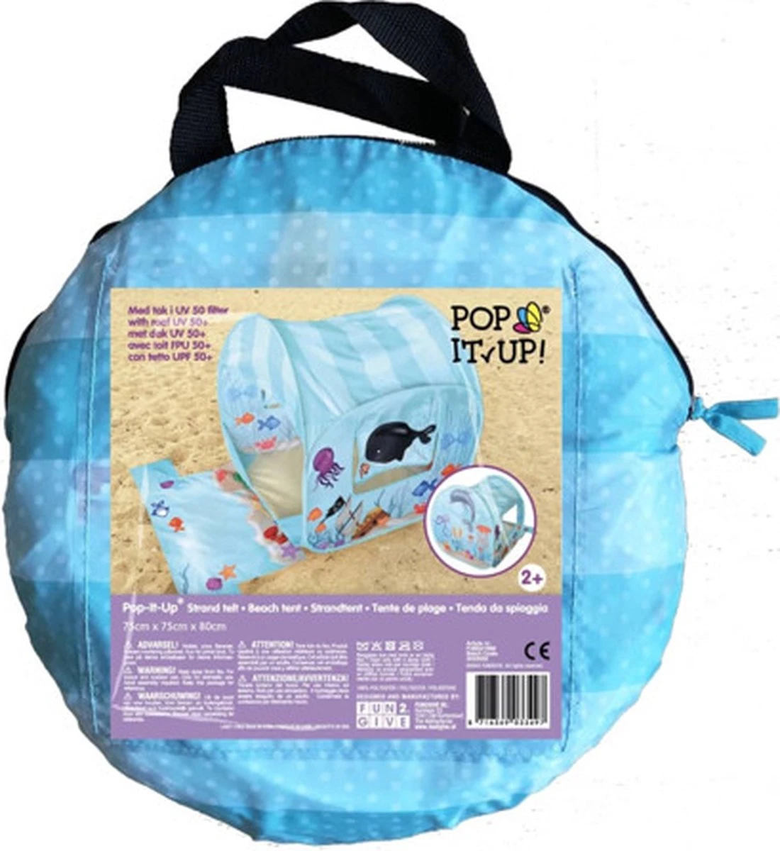 Retr-Oh! Pop-Up Strandtent - Oceaan Avonturen - Speeltent 4 Retr-Oh! Pop-Up Strandtent - Oceaan Avonturen - Speeltent - Afbeelding 2