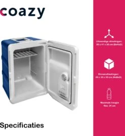 Koelbox Met Wielen Voor Auto & Camping Warm En Koud 40L - Frigobox Elektrisch 12v 230 Volt - MiniBar - Mini Koelkast | Verkoelt En Verwarmt | Eco-modus - Minibar - Mini Koelkast -Buiten Kamperen Apparatuur 1108x1200 1