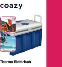 Koelbox Met Wielen Voor Auto & Camping Warm En Koud 40L - Frigobox Elektrisch 12v 230 Volt - MiniBar - Mini Koelkast | Verkoelt En Verwarmt | Eco-modus - Minibar - Mini Koelkast -Buiten Kamperen Apparatuur 1111x1200