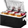 Bullet Kleine Koeltas Zwart/wit 20 Cm Voor 6/sixpack Blikjes - 3,5 Liter - Koelboxen/koeltassen - Lunchtrommel -Buiten Kamperen Apparatuur 1123x1200 1