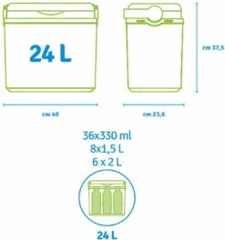 Norlander Koelbox Deluxe - 24 Liter - 40 X 23,6 X 37,5cm - Zwart -Buiten Kamperen Apparatuur 1124x1200 3