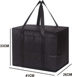 Merkloos 2 Stuks Geïsoleerde Koeltas Met Bodemplaat - Zwart -Buiten Kamperen Apparatuur 1129x1200 3