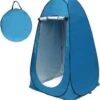 Merkloos 4 In 1 Pop-up Douchetent Voor Omkleden, Douchen, Toilet En Opslag - 1 Persoons Tent - Camping Douche En Omkleedtent - Inclusief Haringen En Draagtas - 190 X 110 X 110 Cm Blauw -Buiten Kamperen Apparatuur 1131x1200