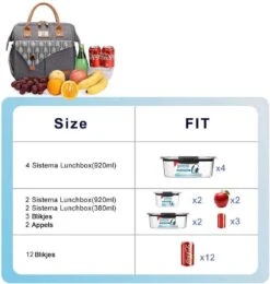 HN® Lunchtas Grijs Pijlen, Geïsoleerde Koeltas, Lekvrij, Extra Grote Opening Voor De Lunch Box, 25×16,5×26cm Design Heren En Dames 13 HN® Lunchtas Grijs Pijlen, Geïsoleerde Koeltas, Lekvrij, Extra Grote Opening Voor De Lunch Box, 25×16,5×26cm Design Heren En Dames -Buiten Kamperen Apparatuur 1138x1200 3