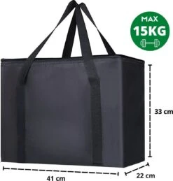 Koeltas - 28 Liter - Geïsoleerde Koeltas - Lunchtas - Picknicktas - Koeltas Lunch - Koeltassen - Koelzak -Buiten Kamperen Apparatuur 1144x1200 4