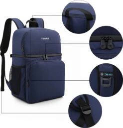 Koeltas Rugzak (28L) - 16 Blikjes - Lunchtas Voor Dames En Heren - Picknicktas - Blauw 14 Koeltas Rugzak (28L) - 16 Blikjes - Lunchtas Voor Dames En Heren - Picknicktas - Blauw -Buiten Kamperen Apparatuur 1154x1200 4