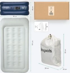LifeGoods Luchtbed - 1 Persoons - Met Ingebouwde Pomp - Incl. Draagtas En Reparatiekit 17 LifeGoods Luchtbed - 1 Persoons - Met Ingebouwde Pomp - Incl. Draagtas En Reparatiekit -Buiten Kamperen Apparatuur 1163x1200 1