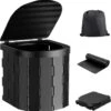Merkloos Camping Toilet Met Draagtas En 10 Vuilzakken - Toiletemmer Draagbaar Met Deksel -Buiten Kamperen Apparatuur 1182x1200 10