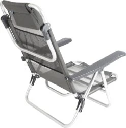 Bo-Camp Beach Chair - Monaco - Aluminium - Grijs -Buiten Kamperen Apparatuur 1184x1200 4