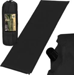 Springos Slaapmat | Zelfopblazend | 180 Cm | Inclusief Hoes | Zwart -Buiten Kamperen Apparatuur 1190x1200 1