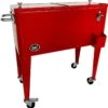 AXI Retro Cooler Rood - Koeler Met Wielen - 76L Inhoud - Koelbox Met Aftapkraan -Buiten Kamperen Apparatuur 1191x1200 4