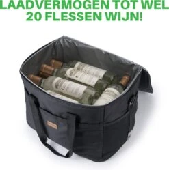 Packaway 4 Laags Geïsoleerde Koeltas - Lunchtas 40 Liter - Zwart -Buiten Kamperen Apparatuur 1192x1200 12