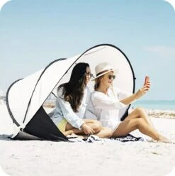 Deryan Luxe Pop Up Strandtent XXL - Anti-UV 50+ - Cream -Buiten Kamperen Apparatuur 1196x1200 2