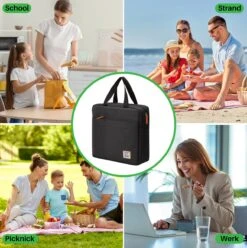 Brisby 4 Laags Geïsoleerde Koeltas - Lunchtas 7 Liter - Zwart 12 Brisby 4 Laags Geïsoleerde Koeltas - Lunchtas 7 Liter - Zwart -Buiten Kamperen Apparatuur 1197x1200 52