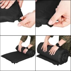 Springos Slaapmat | Zelfopblazend | 180 Cm | Inclusief Hoes | Zwart -Buiten Kamperen Apparatuur 1199x1200 3