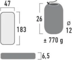 High Peak Tulsa Slaapmat - Donkergrijs 9 High Peak Tulsa Slaapmat - Donkergrijs -Buiten Kamperen Apparatuur 1200x1000 5