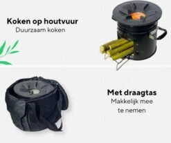 Thuiser Rocket Stove - Kooktoestel Op Houtvuur - Camping Gadget - Buiten Koken Op Vuur - Kookkachel Voor Buiten - Buiten Koken Op Vuur Toestellen - Kampeer Gadgets - Gadgets Mannen - Kampeer Kooktoestel - Kookkachel Op Hout - Met Draagtas -Buiten Kamperen Apparatuur 1200x1006 4