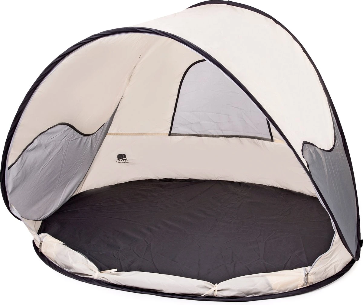 Deryan Luxe Pop Up Strandtent - Anti-UV 50+ - Cream 3 Deryan Luxe Pop Up Strandtent - Anti-UV 50+ - Cream
