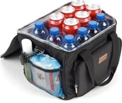 Packaway 4 Laags Geïsoleerde Koeltas - Lunchtas 15 Liter - Zwart -Buiten Kamperen Apparatuur 1200x1014 1