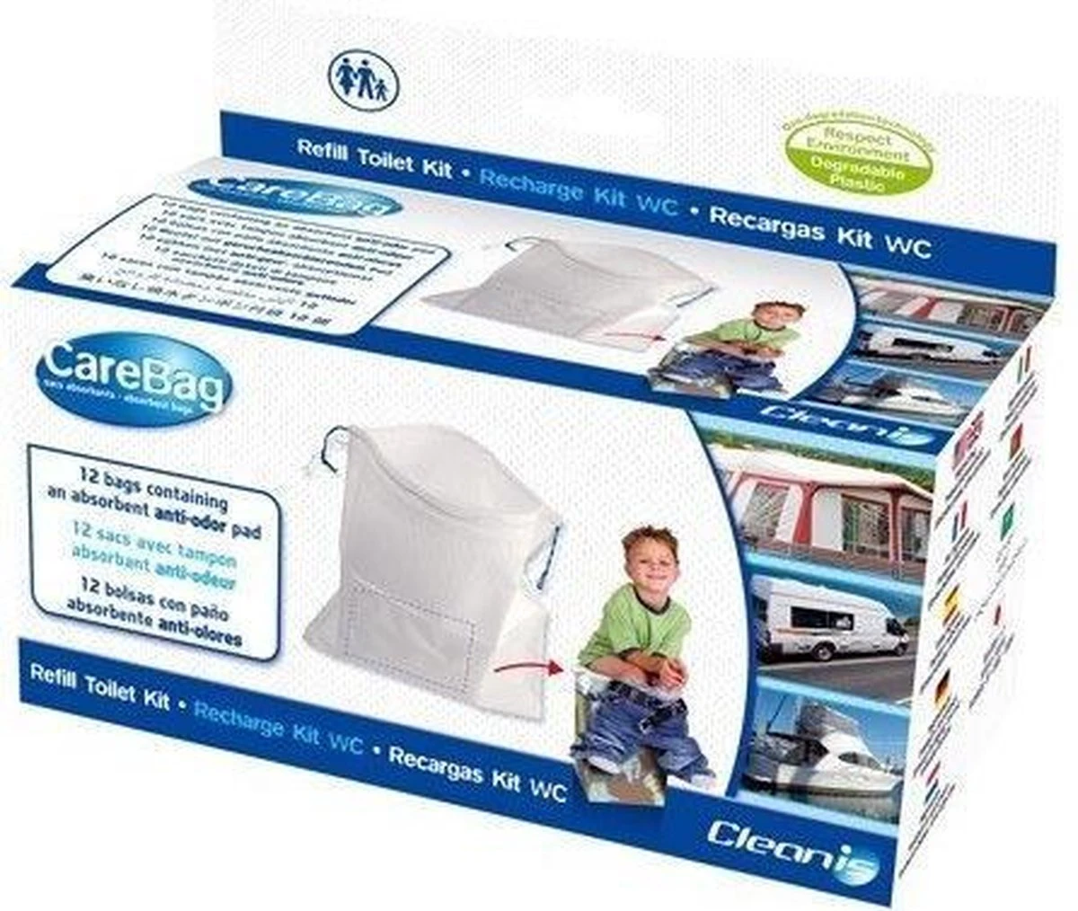 Care-Bag Droogtoilet 12st 3 Care-Bag Droogtoilet 12st