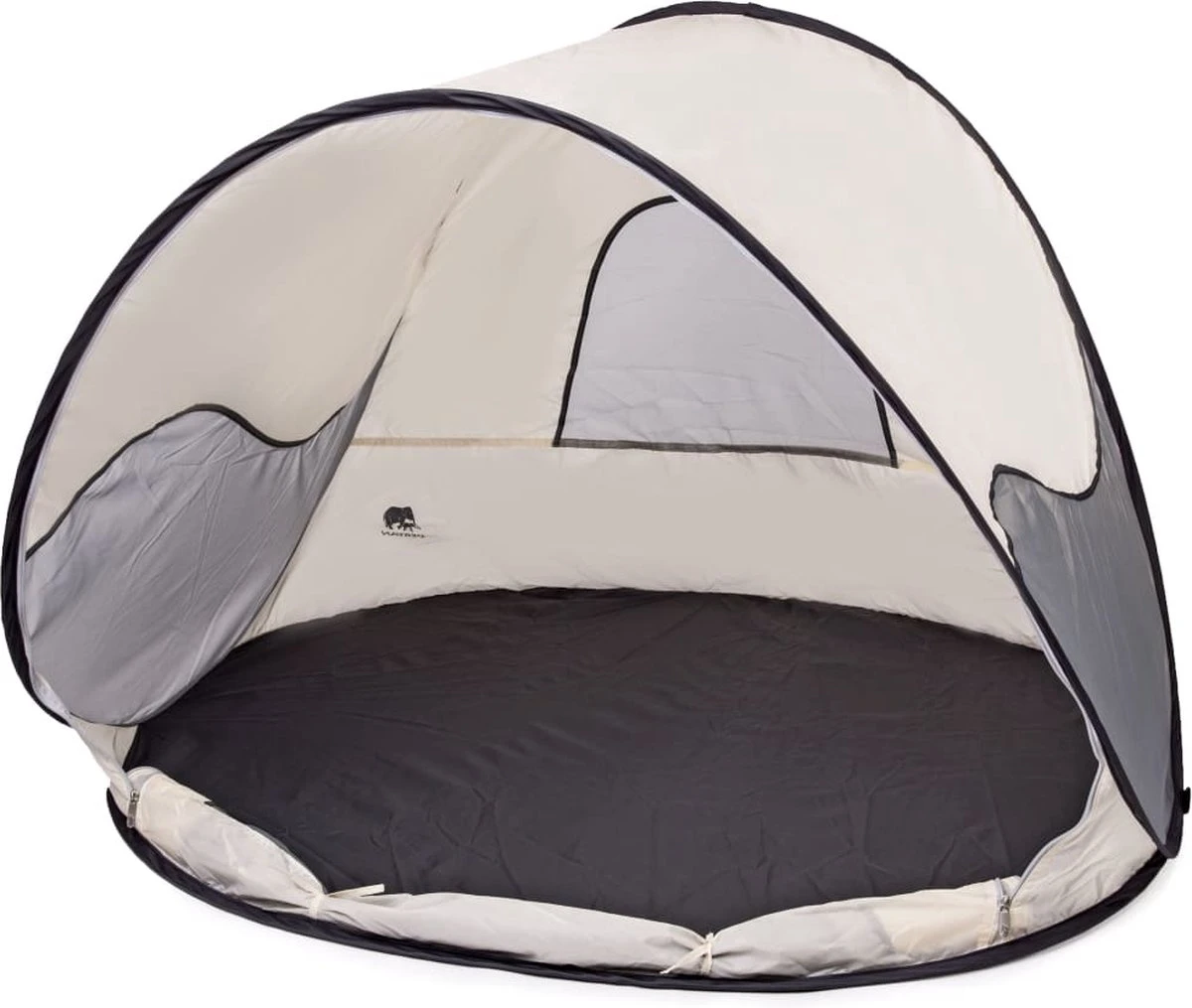 Deryan Luxe Pop Up Strandtent - Anti-UV 50+ - Cream 12 Deryan Luxe Pop Up Strandtent - Anti-UV 50+ - Cream - Afbeelding 10