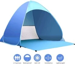 IGOODS Pop-up Tent - 2/3-Persoons - Blauw 11 IGOODS Pop-up Tent - 2/3-Persoons - Blauw -Buiten Kamperen Apparatuur 1200x1016 1