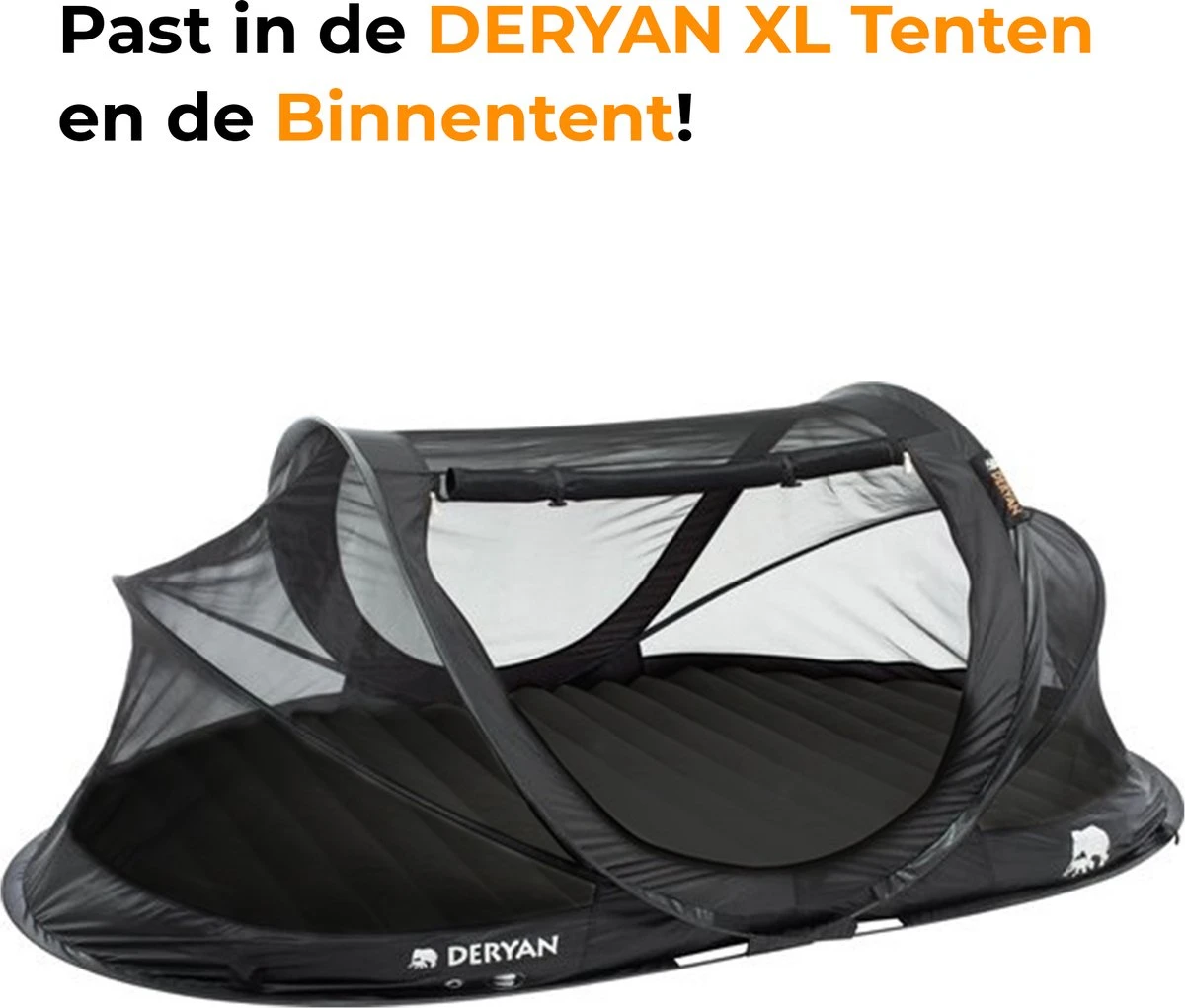 Deryan Cocoon Pop Up Tent - Luchtbed - Luchtpomp - 4 Persoons - Zilver 8 Deryan Cocoon Pop Up Tent - Luchtbed - Luchtpomp - 4 Persoons - Zilver - Afbeelding 6