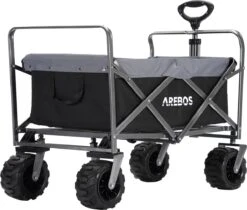 AREBOS Handkar | Transportwagen | Apparatuurwagen | Opvouwbaar | Zwart / Grijs 22 AREBOS Handkar | Transportwagen | Apparatuurwagen | Opvouwbaar | Zwart / Grijs -Buiten Kamperen Apparatuur 1200x1021 6