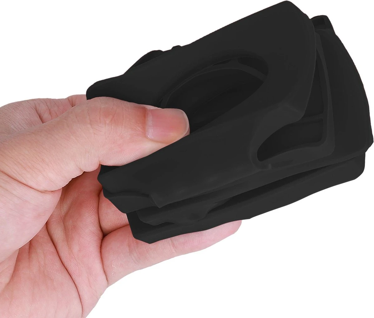 Kwmobile 1x Opvouwbare Houder Voor Flessen En Blikjes - Voor Koelkast En Voorraadkast - Siliconen Flessenhouder In Zwart - 31 X 9,5 X 1 Cm 5 Kwmobile 1x Opvouwbare Houder Voor Flessen En Blikjes - Voor Koelkast En Voorraadkast - Siliconen Flessenhouder In Zwart - 31 X 9,5 X 1 Cm - Afbeelding 3