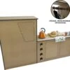Camper Keuken MDF - Linkerkant EU - Inclusief Kledingstang + Wijnrek - Onbewerkt - Inbouw Kasten Inrichting Kampeerauto Caravan -Buiten Kamperen Apparatuur 1200x1028 2