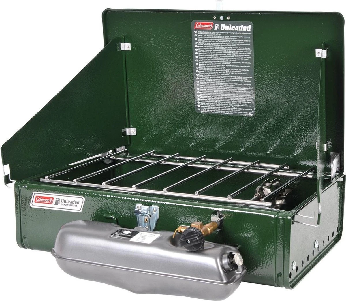Coleman Unleaded 2 Burner Camping Kooktoestel - 2-pits - 4100 Watt 14 Coleman Unleaded 2 Burner Camping Kooktoestel - 2-pits - 4100 Watt - Afbeelding 12