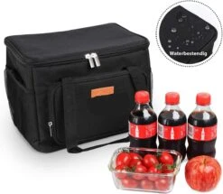 Lunchtas - Koeltas Voor Dames En Heren - Cool Bag - 4 Laags Geïsoleerde Koeltas - Kleine Cooler - Lunch Box - Lunchtas 15 Liter- Zwart 16 Lunchtas - Koeltas Voor Dames En Heren - Cool Bag - 4 Laags Geïsoleerde Koeltas - Kleine Cooler - Lunch Box - Lunchtas 15 Liter- Zwart -Buiten Kamperen Apparatuur 1200x1046 4