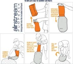 Sea To Summit UltraLight Insulated Regular Opblaasbare Slaapmat - 5cm - 480g - Oranje -Buiten Kamperen Apparatuur 1200x1053 1