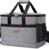 Lifewit Koeltas, 30 Liter, Groot, Opvouwbaar, Koelbox, Isolatietas, Picknicktas Voor Levensmiddelen, Grijs -Buiten Kamperen Apparatuur 1200x1053 4