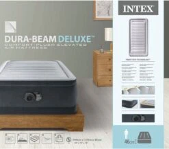 Intex Luchtbed - 1-Persoons - 99 X 191 X 46 Cm - Grijs - Met Ingebouwde Pomp, Hoeslaken Wit En Reparatieset -Buiten Kamperen Apparatuur 1200x1054 5