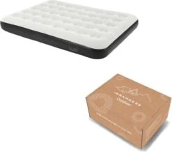 Orange85 Luchtbed - Tweepersoons - Met Reparatieset - Zwart - Grijs -Buiten Kamperen Apparatuur 1200x1059 2