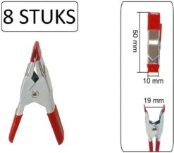 Benson Metalen Veerklem - 50 Mm - 8 Stuks 15 Benson Metalen Veerklem - 50 Mm - 8 Stuks -Buiten Kamperen Apparatuur 1200x1060