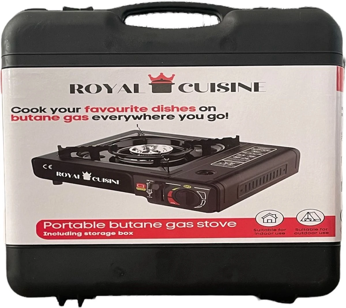 Campgas Draagbaar Gasfornuis - 1-Pits - 2200W 4 Campgas Draagbaar Gasfornuis - 1-Pits - 2200W - Afbeelding 2