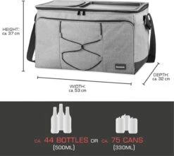 Bomoe Opvouwbare Koeltas IceBreezer KT53 - Koelbox Voor Onderweg - 53x37x32 Cm - 52 Liter - Picknicktas Perfect Voor Barbecues Of Festivals 13 Bomoe Opvouwbare Koeltas IceBreezer KT53 - Koelbox Voor Onderweg - 53x37x32 Cm - 52 Liter - Picknicktas Perfect Voor Barbecues Of Festivals -Buiten Kamperen Apparatuur 1200x1073 5