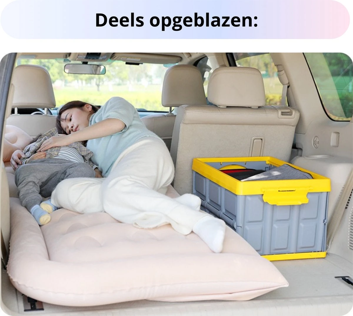 Opblaasbaar Auto Matras - Auto Luchtbed Zwart - Achterbank En Achterbak - Tweepersoons 3-in-1 Universeel Automatras - Inclusief Elektrische Pomp En Accessoires - Kampeer Luchtbed Voor Reizen 8 Opblaasbaar Auto Matras - Auto Luchtbed Zwart - Achterbank En Achterbak - Tweepersoons 3-in-1 Universeel Automatras - Inclusief Elektrische Pomp En Accessoires - Kampeer Luchtbed Voor Reizen - Afbeelding 7