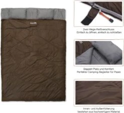 Where Tomorrow Double Slaapzak 220 X 150 Cm Diverse Kleuren - Bruin 11 Where Tomorrow Double Slaapzak 220 X 150 Cm Diverse Kleuren - Bruin -Buiten Kamperen Apparatuur 1200x1090 8