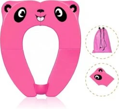Roze Opvouwbare Toilet Zitje - WC Verkleiner - WC Bril Verkleiner- Urinoirs Kind - Toilet Training - Plas Trainer Zitje - Reis Accessoires - Camping Toilet Zitje - Toilet Verkleiner - Toilet Bril Verkleiner -Buiten Kamperen Apparatuur 1200x1094 18