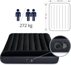 Intex Pillow Rest Classic Full Luchtbed - 2-persoons - 191x137x23 Cm -Buiten Kamperen Apparatuur 1200x1096 1