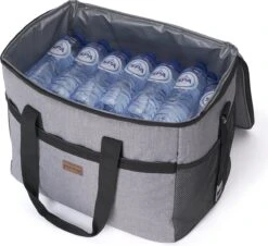 Packaway 4 Laags Geïsoleerde Koeltas - Lunchtas 40 Liter - Grijs -Buiten Kamperen Apparatuur 1200x1099 2
